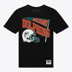 Miami Dolphins Mitchell & Ness Women's Team Dynamic Boyfriend T-Shirt