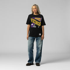 Minnesota Vikings Mitchell & Ness Women's Team Dynamic Boyfriend T-Shirt