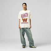 Washington Commanders Mitchell & Ness Women's Logo Rise Boyfriend T-Shirt