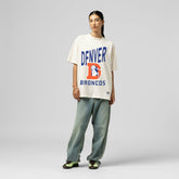 Denver Broncos Mitchell & Ness Women's Logo Rise Boyfriend T-Shirt