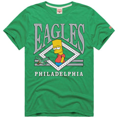 Philadelphia Eagles Homage x The Simpsons Unisex Tri-Blend T-Shirt