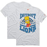 Detroit Lions Homage x The Simpsons Unisex Tri-Blend T-Shirt