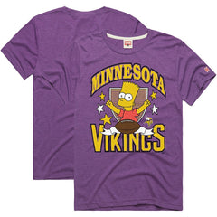 Minnesota Vikings Homage x The Simpsons Unisex Tri-Blend T-Shirt