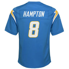 Los Angeles Chargers Nike Omarion Hampton Youth Team Game Jersey