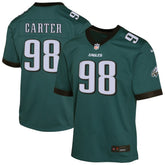 Philadelphia Eagles Nike Jalen Carter Youth Game Player Jersey