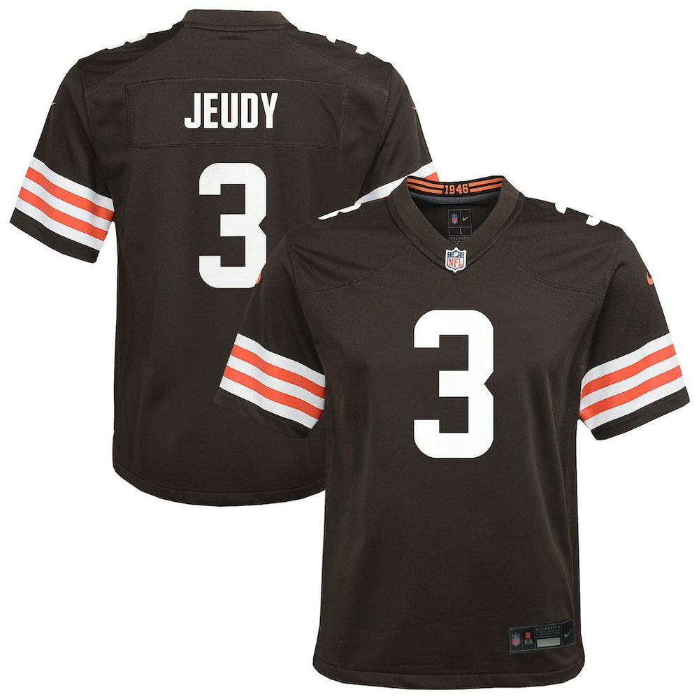 Cleveland Browns Nike Jerry Jeudy Youth Team Game Jersey
