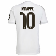 Kylian Mbappé Real Madrid 2025/26 Home Replica Player Jersey White - Adidas