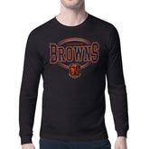 Cleveland Browns Starter Team Track Graphic Long Sleeve T-Shirt
