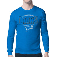 Detroit Lions Starter Team Track Graphic Long Sleeve T-Shirt