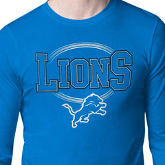 Detroit Lions Starter Team Track Graphic Long Sleeve T-Shirt