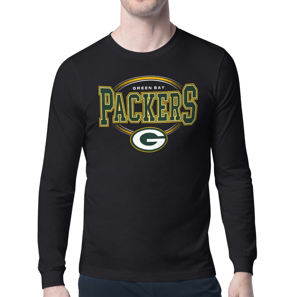 Green Bay Packers Starter Team Track Graphic Long Sleeve T-Shirt