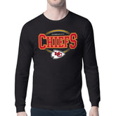 Kansas City Chiefs Starter Team Track Graphic Long Sleeve T-Shirt