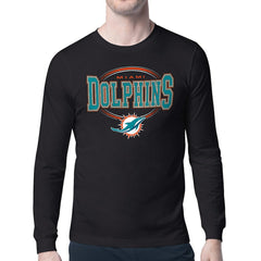 Miami Dolphins Starter Team Track Graphic Long Sleeve T-Shirt