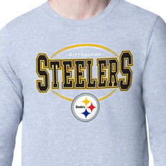 Pittsburgh Steelers Starter Team Track Graphic Long Sleeve T-Shirt