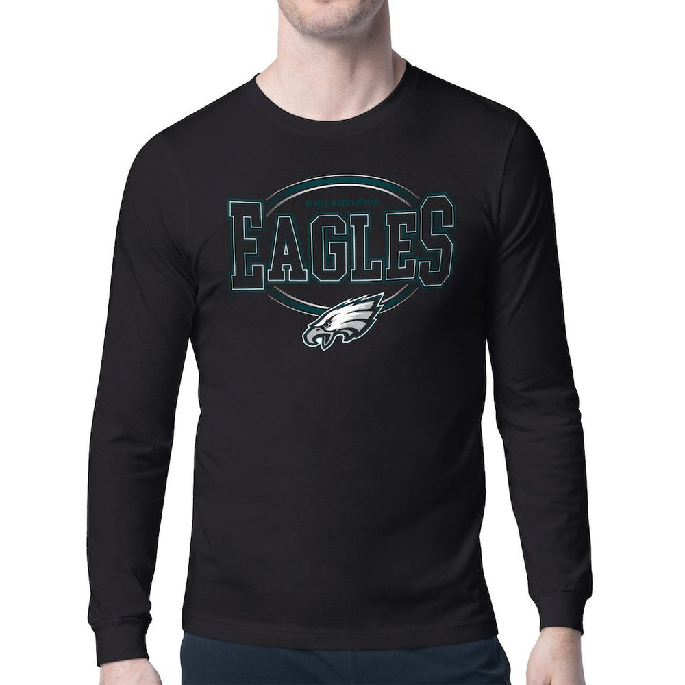 Philadelphia Eagles Starter Team Track Graphic Long Sleeve T-Shirt