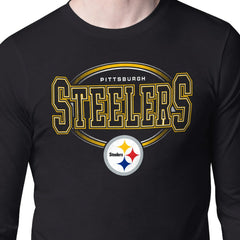 Pittsburgh Steelers Starter Team Track Graphic Long Sleeve T-Shirt