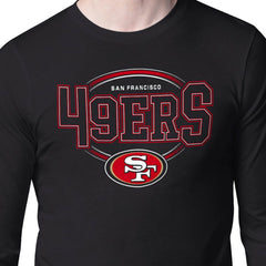 San Francisco 49ers Starter Team Track Graphic Long Sleeve T-Shirt