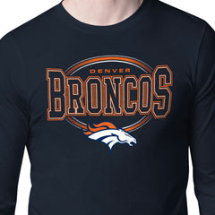 Denver Broncos Starter Team Track Graphic Long Sleeve T-Shirt