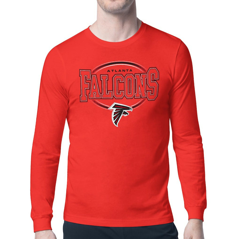 Atlanta Falcons Starter Team Track Graphic Long Sleeve T-Shirt