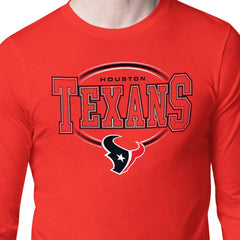 Houston Texans Starter Team Track Graphic Long Sleeve T-Shirt