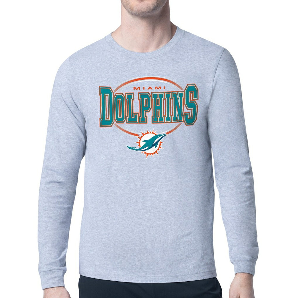 Miami Dolphins Starter Team Track Graphic Long Sleeve T-Shirt