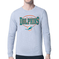 Miami Dolphins Starter Team Track Graphic Long Sleeve T-Shirt