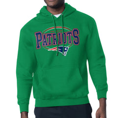 New England Patriots Starter Team Track Graphic Pullover Hoodie