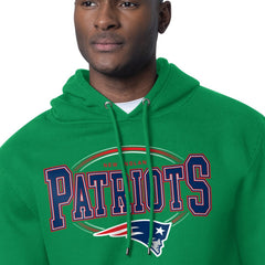 New England Patriots Starter Team Track Graphic Pullover Hoodie