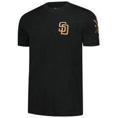 San Diego Padres New Era Bronze Logo with Cross Bats Established T-Shirt | MLB Sale