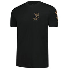 Boston Red Sox New Era Bronze Logo with Cross Bats Established T-Shirt | MLB Near me