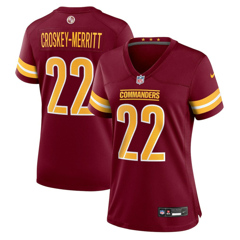 Washington Commanders Nike Jacory Croskey-Merritt Women's Team Game Jersey
