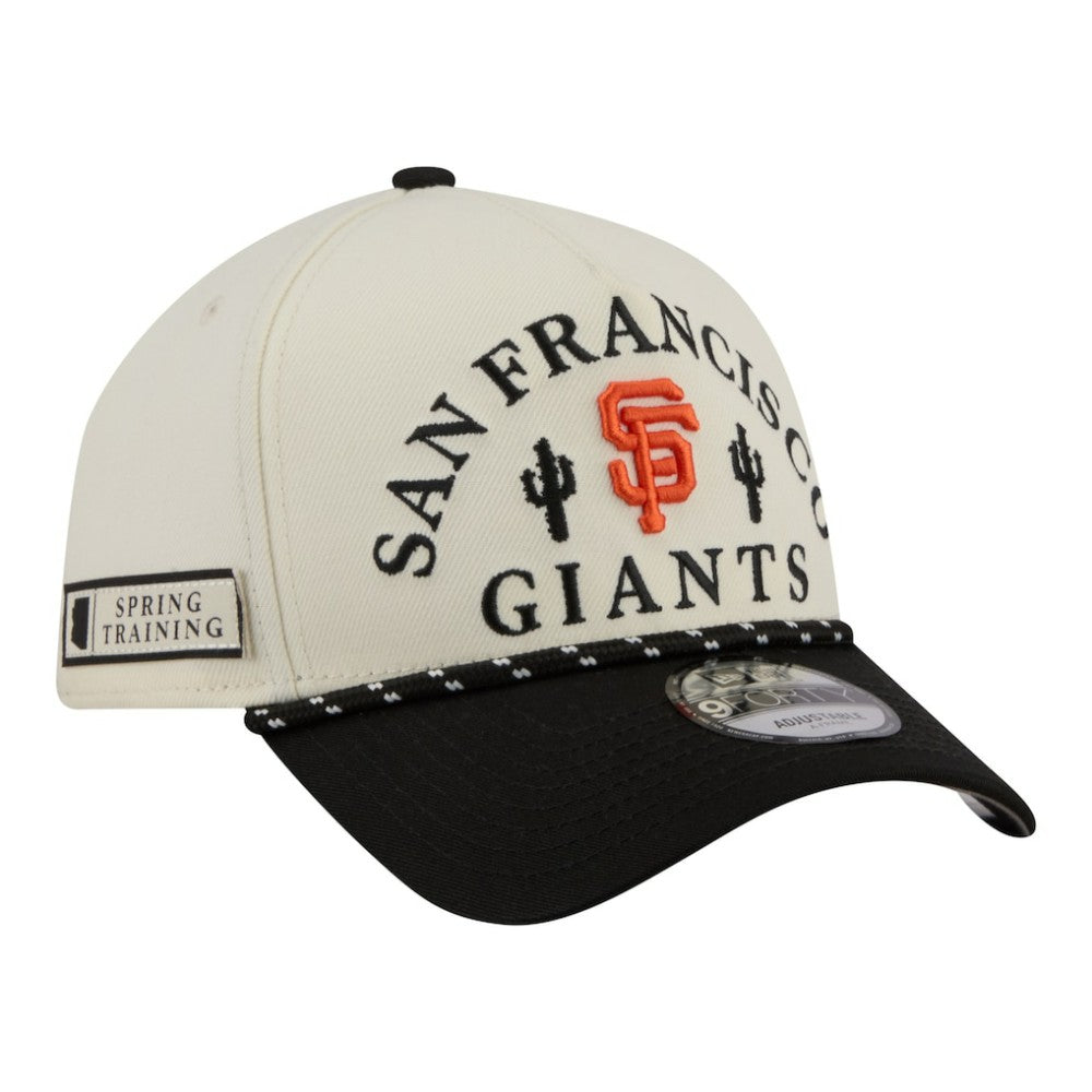 San Francisco Giants New Era 2026 Spring Training Fan Pack Rope A-Frame 9FORTY Adjustable Hat | MLB On Sale