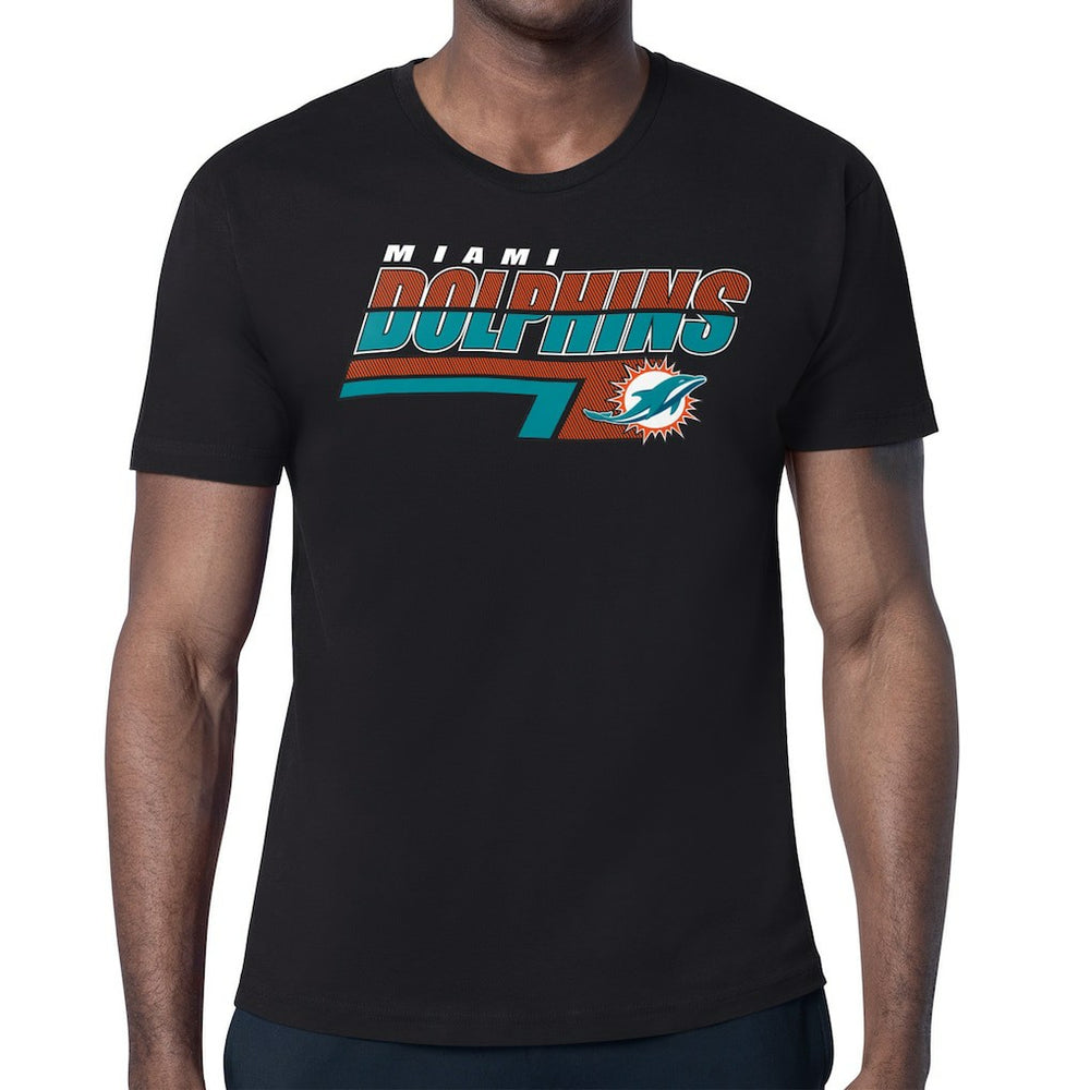 Miami Dolphins Starter Logo Push Graphic T-Shirt
