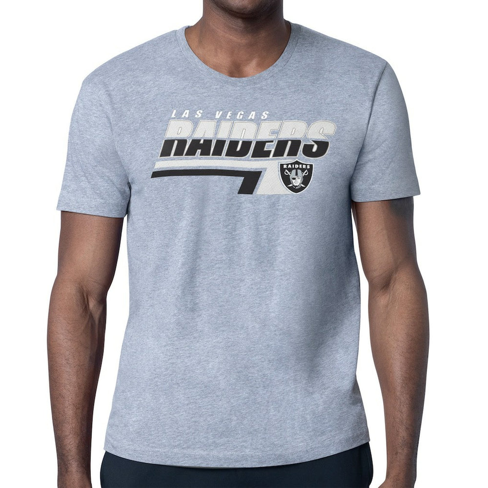 Las Vegas Raiders Starter Logo Push Graphic T-Shirt