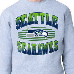 Seattle Seahawks Starter Team Grit Graphic Fleece Pullover Sweatshirt