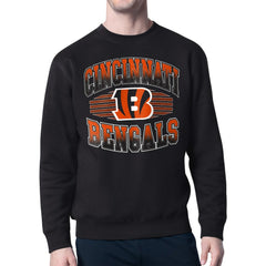Cincinnati Bengals Starter Team Grit Graphic Fleece Pullover Sweatshirt