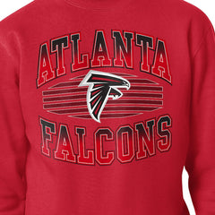 Atlanta Falcons Starter Team Grit Graphic Fleece Pullover Sweatshirt