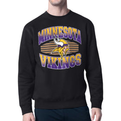 Minnesota Vikings Starter Team Grit Graphic Fleece Pullover Sweatshirt