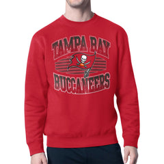 Tampa Bay Buccaneers Starter Team Grit Graphic Fleece Pullover Sweatshirt