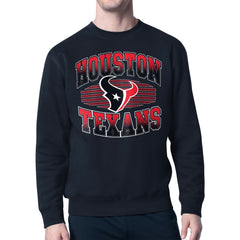 Houston Texans Starter Team Grit Graphic Fleece Pullover Sweatshirt