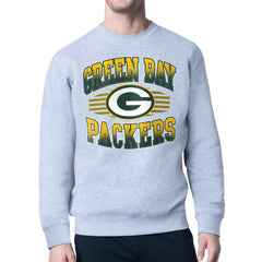 Green Bay Packers Starter Team Grit Graphic Fleece Pullover Sweatshirt