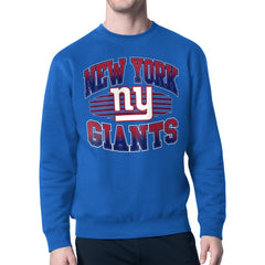 New York Giants Starter Team Grit Graphic Fleece Pullover Sweatshirt
