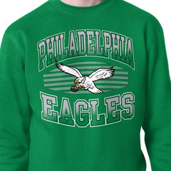 Philadelphia Eagles Starter Team Grit Graphic Fleece Pullover Sweatshirt