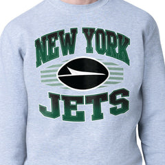 New York Jets Starter Team Grit Graphic Fleece Pullover Sweatshirt