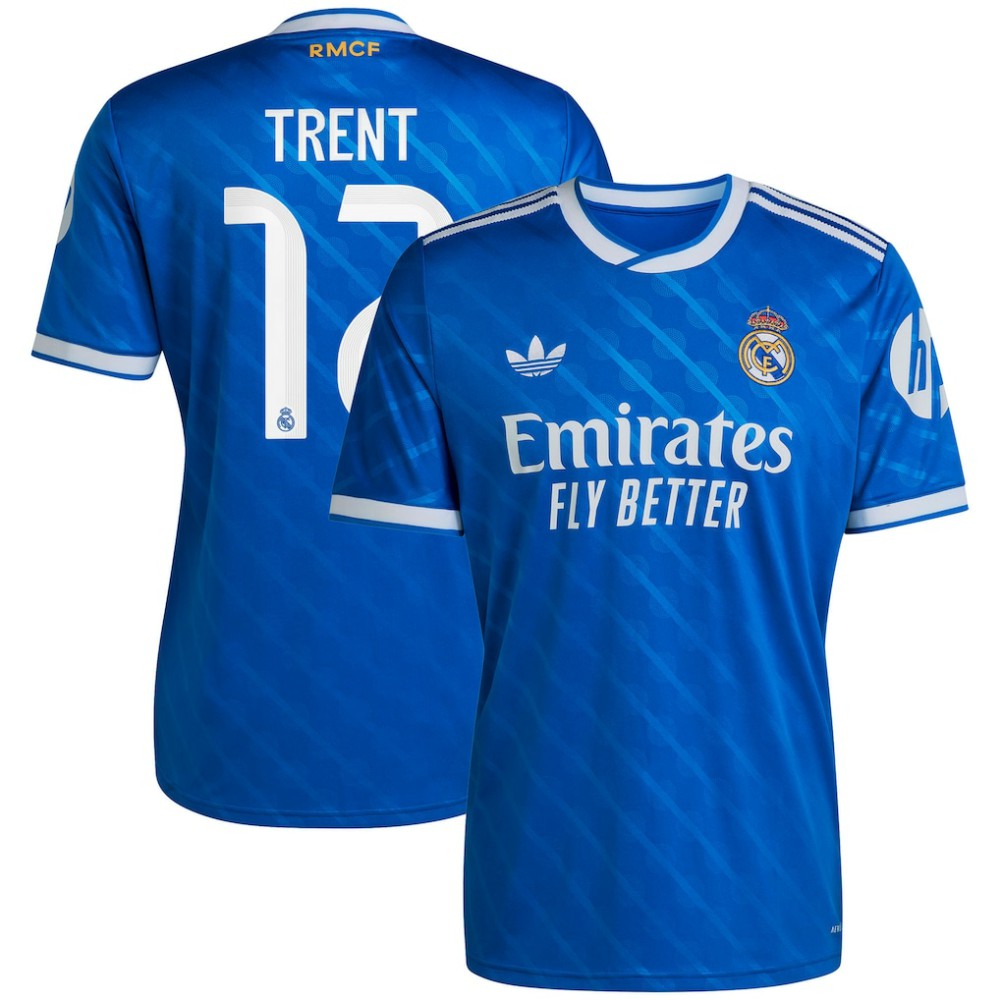 Trent Alexander-Arnold Real Madrid 2025/26 Third Replica Player Jersey Blue - Adidas