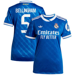 Jude Bellingham Real Madrid Women's 2025/26 Third Replica Player Jersey Blue - Adidas