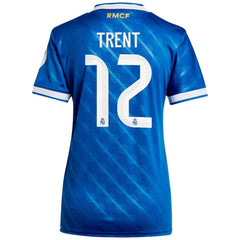 Trent Alexander-Arnold Real Madrid Women's 2025/26 Third Replica Player Jersey Blue - Adidas