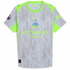 Manchester City 2025/26 Third Jersey Green/Neon Green - Puma
