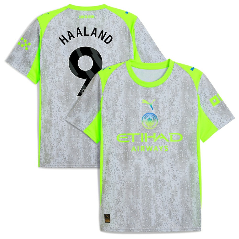 Manchester City 2025/26 Third Replica Jersey Green/Neon Green - Puma