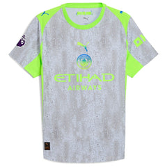 Manchester City 2025/26 Third Jersey Green/Neon Green - Puma